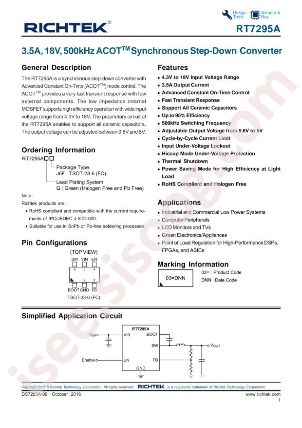 RT7295AGJ6F