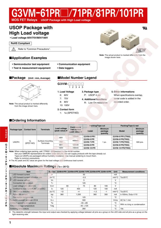 G3VM-61PR(TR05)