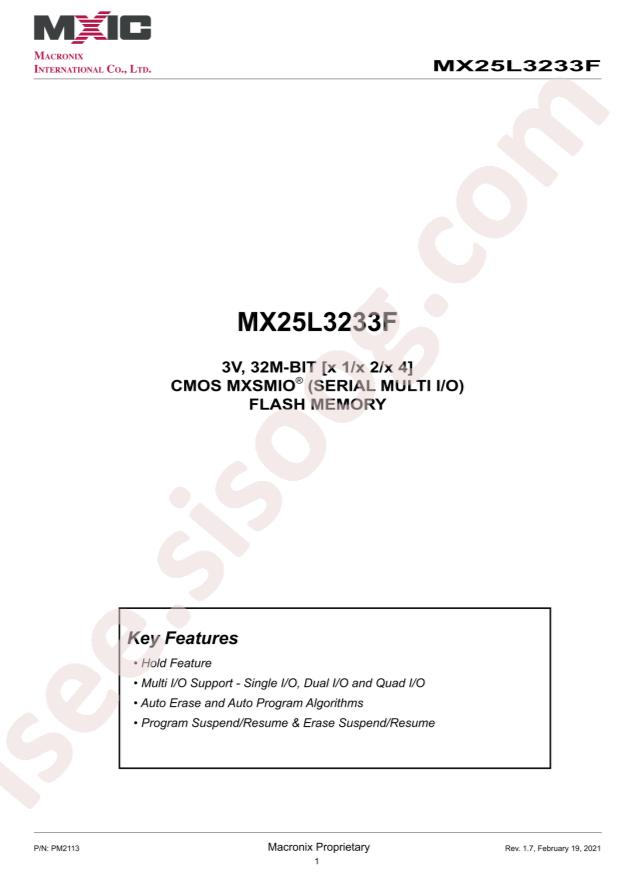 MX25L3233FM1I-08G