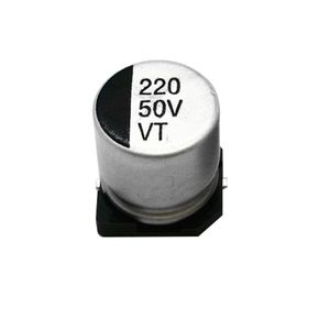 خازن SMD الکترولیت 220 میکروفاراد 50 ولت 220uF /50V