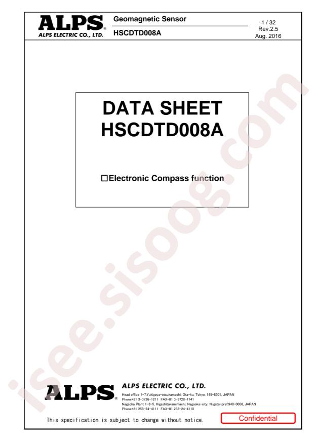 HSCDTD008A