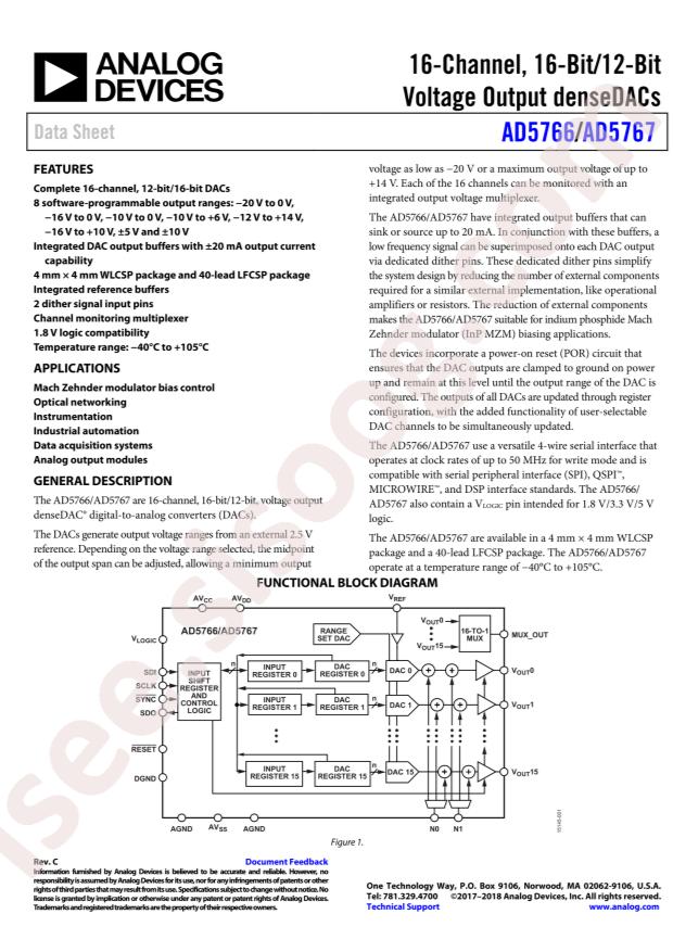 AD5766BCBZ-RL7