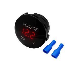 نمایشگر ولتاژ باطری خودرو با نور قرمز 12V-24V