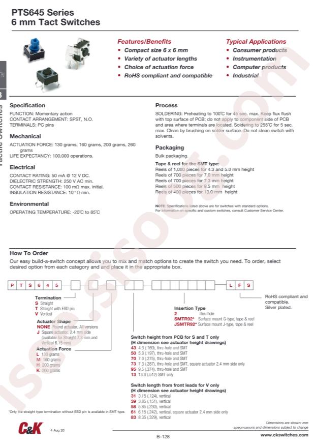PTS645VJL612LFS