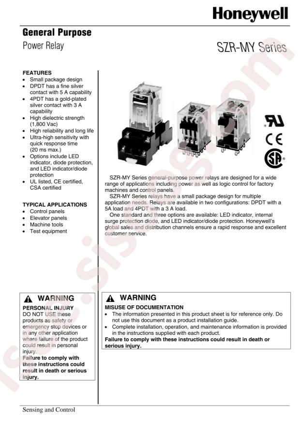 SZR-MY2-X1-DC24V