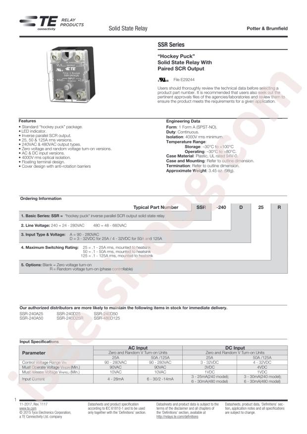 SSR-480D125