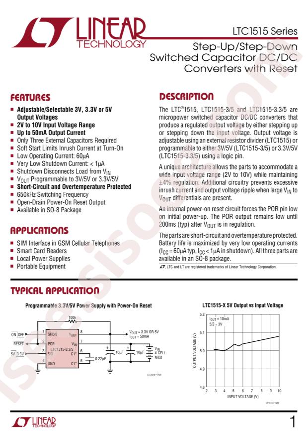 LTC1515CS8#PBF