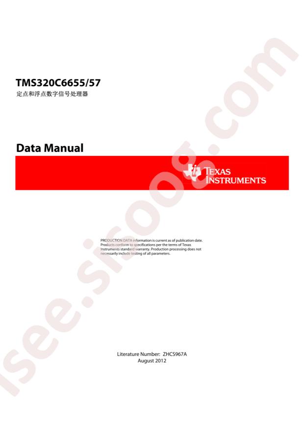 TMS320C6655CZHA25