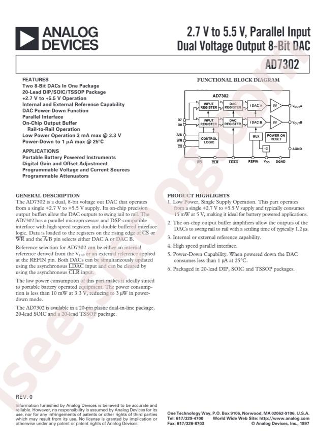 AD7302BNZ