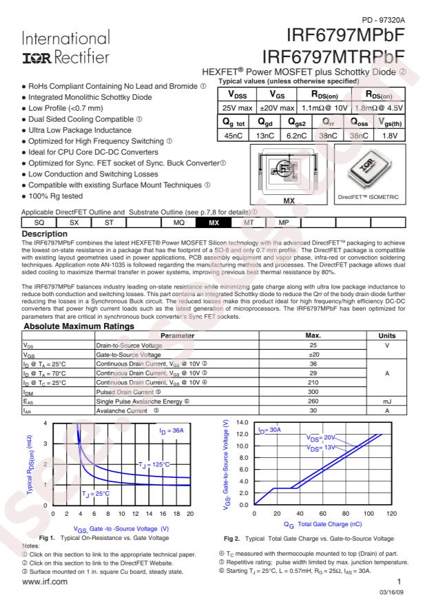 IRF6797MTRPBF