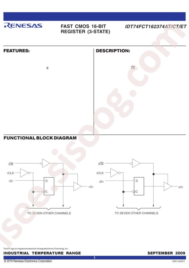 74FCT162374ETPAG8