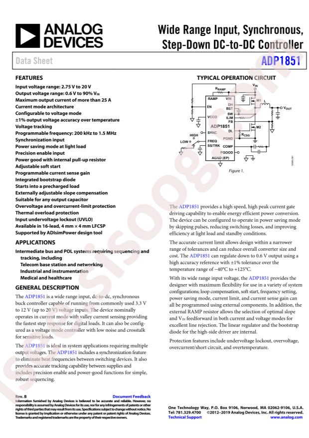 ADP1851ACPZ-R7