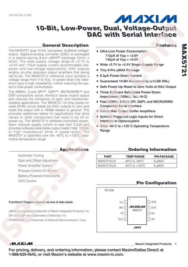 MAX5721AUA+T