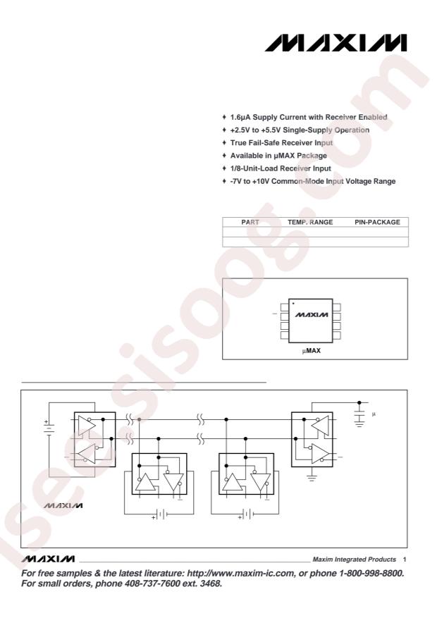 MAX3471CUA+