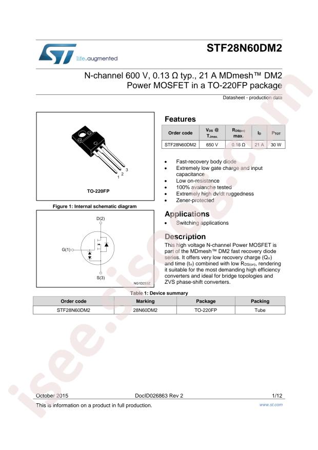 STF28N60DM2