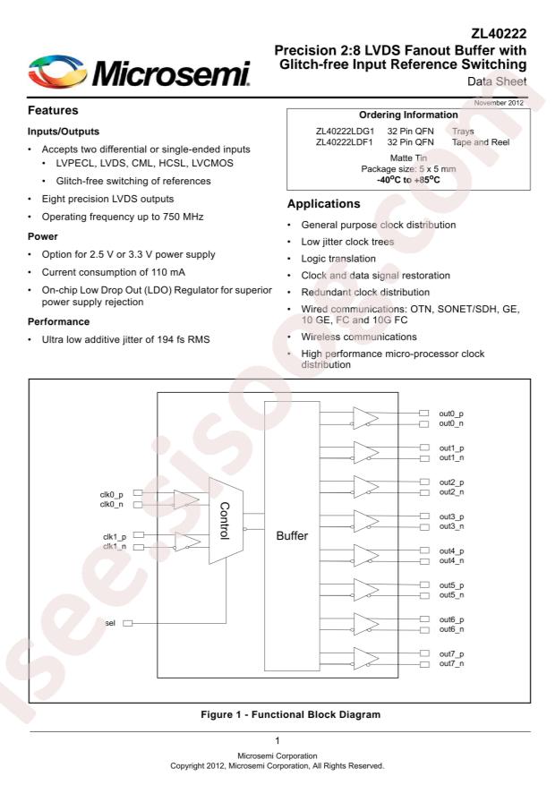 ZL40222LDF1