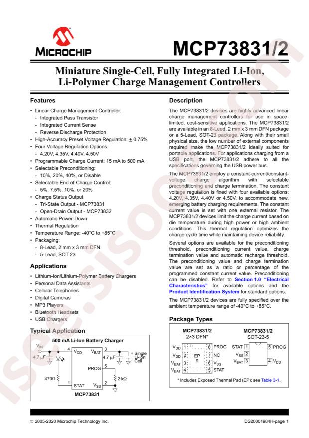 MCP73832-5ACI/MC