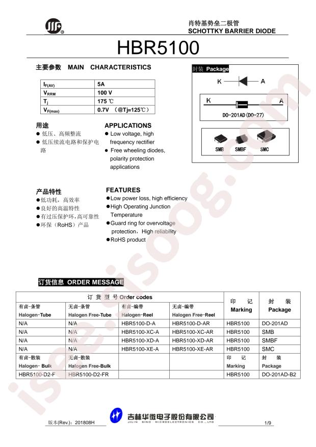 HBR5100-DO-201AD