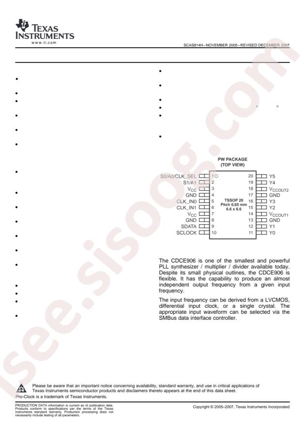 CDCE906PW