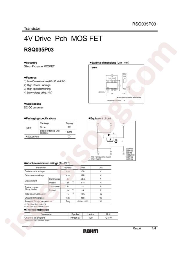 RSQ035P03TR