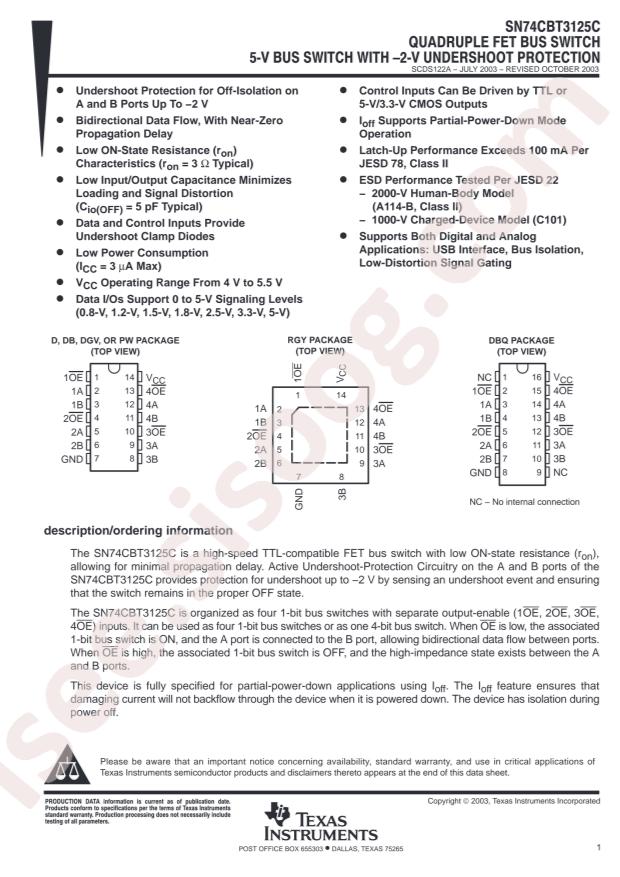 SN74CBT3125CPWR