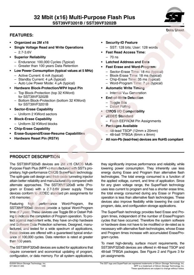 SST39VF3201B-70-4I-EKE