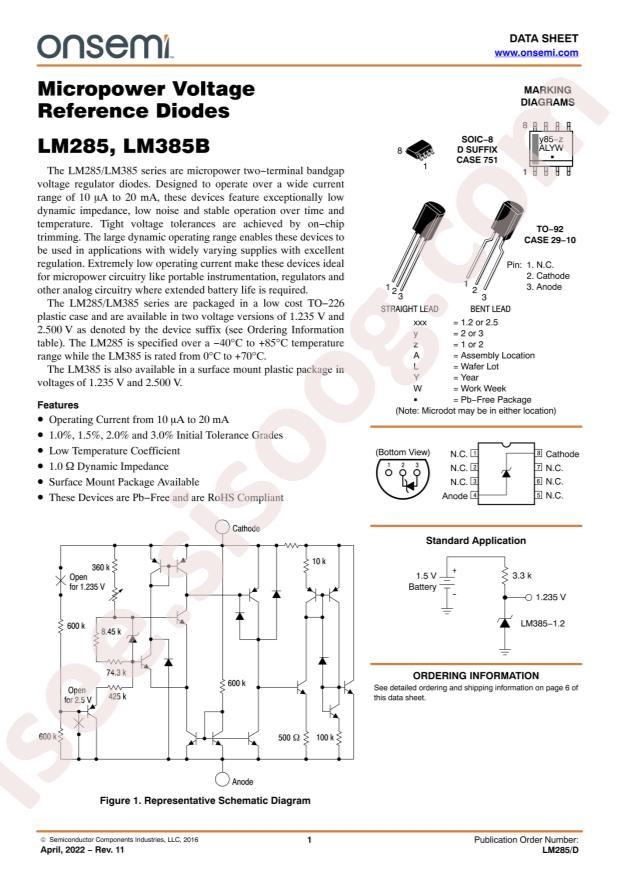 LM385Z-2.5G