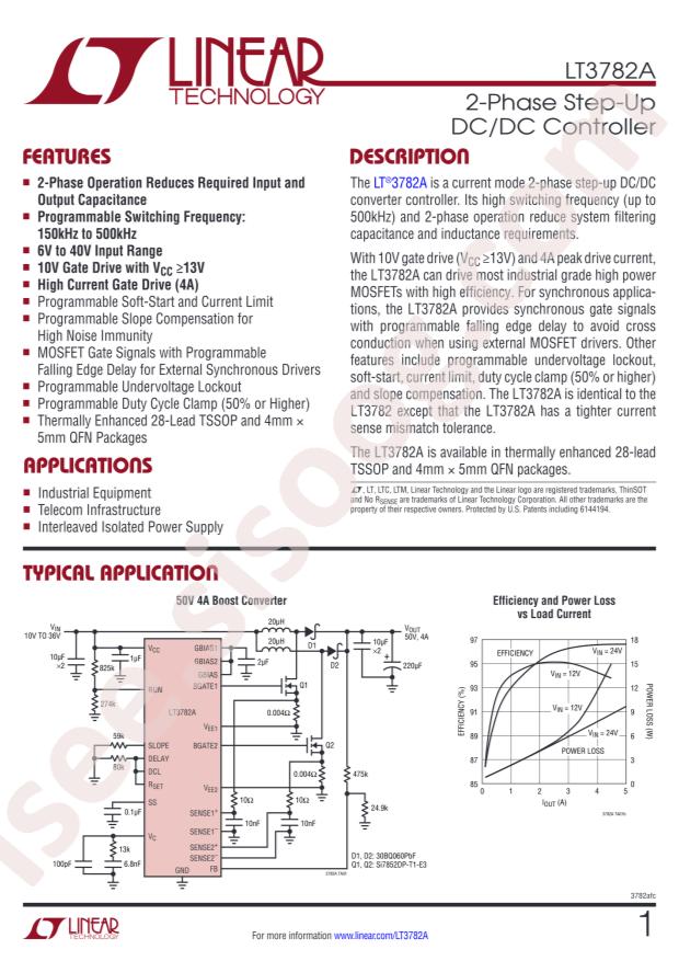 LT3782AIFE#PBF