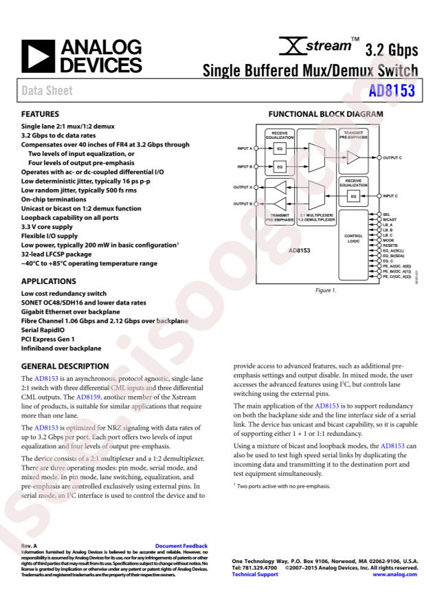 AD8153ACPZ-RL7
