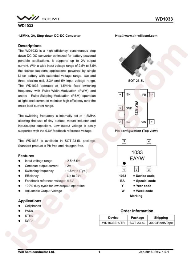 WD1033E-5/TR