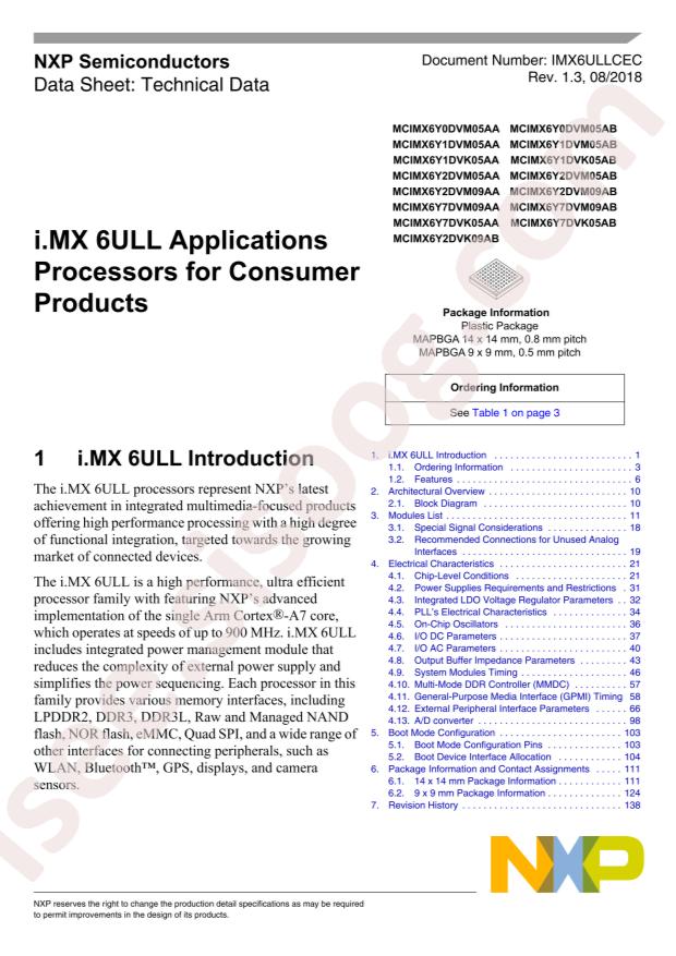 MCIMX6Y2DVM05AB