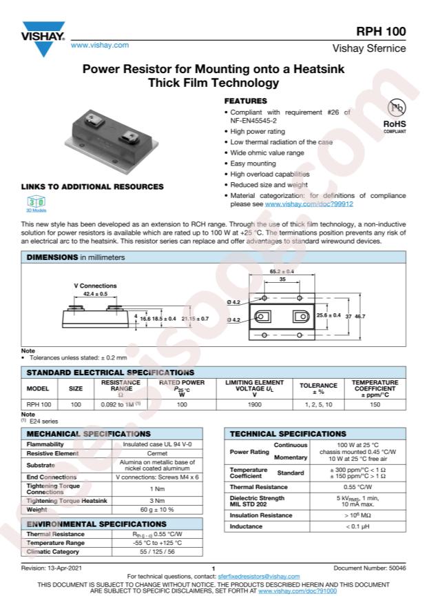 RPH100V60R40FB