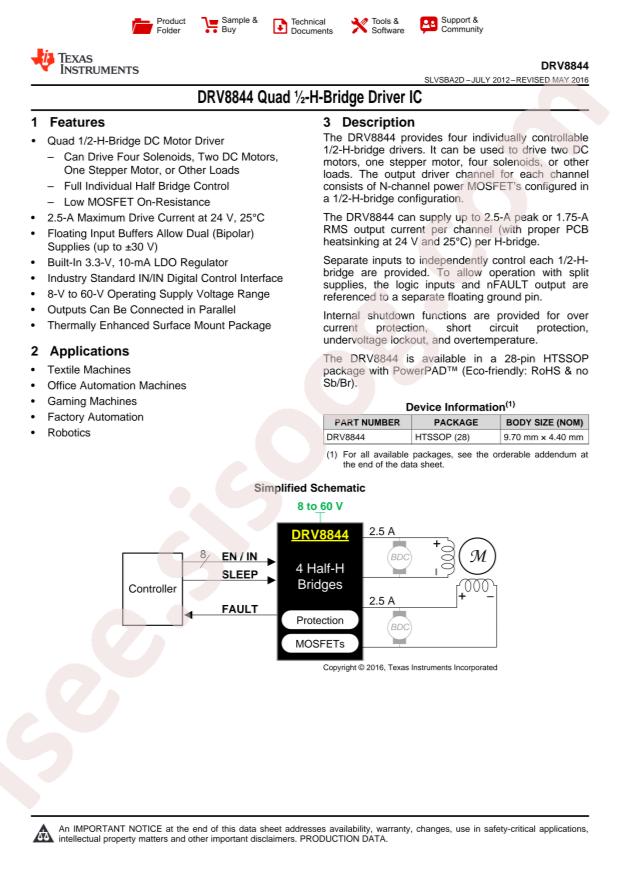 DRV8844PWPR