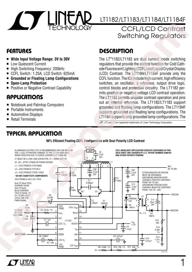 LT1184FCS#PBF