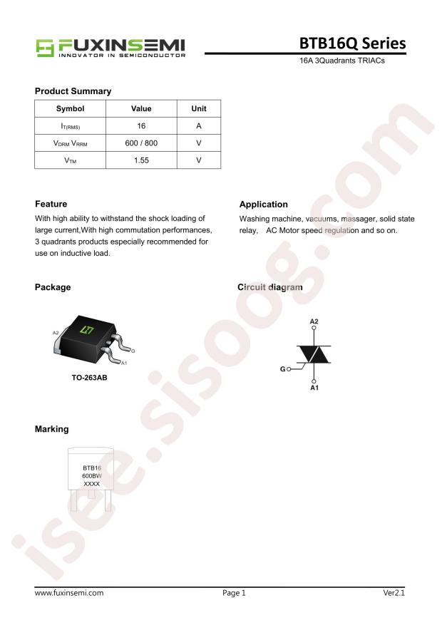 BTB16Q-600BW