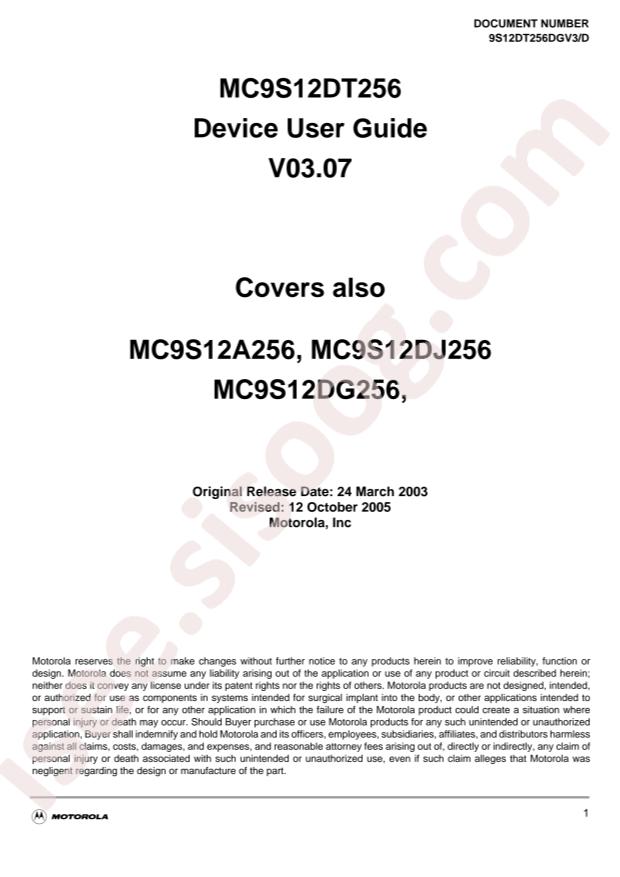 MC9S12DJ256CPVE