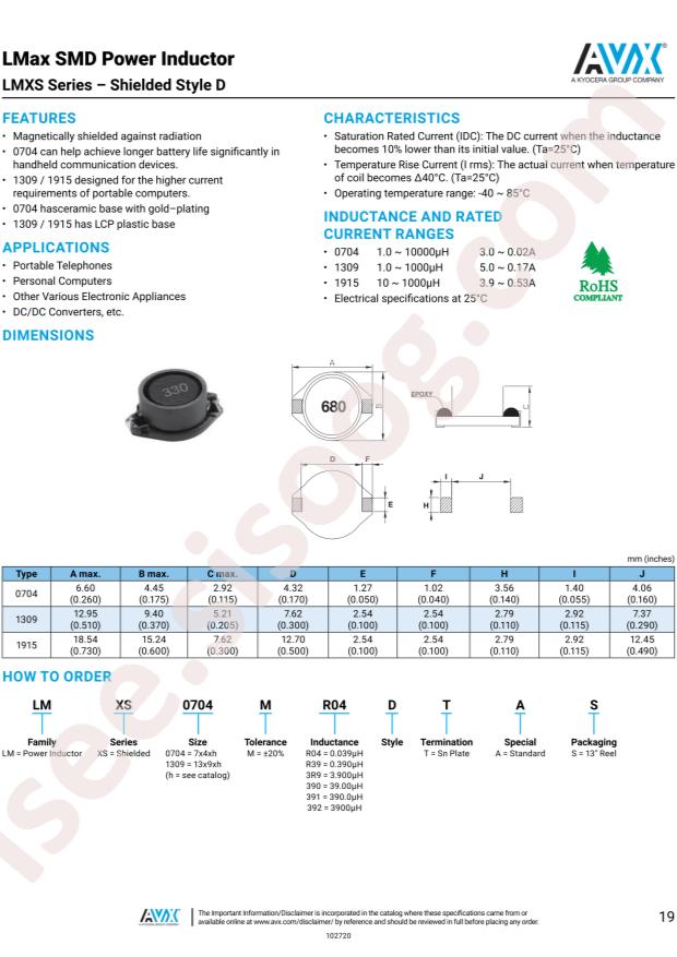 LMXS0704M680DTAS