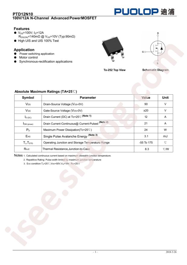 PTD12N10