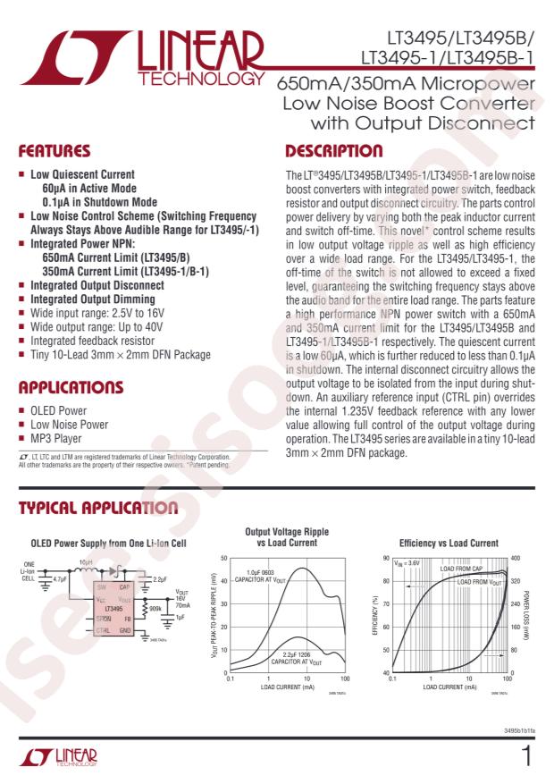 LT3495BEDDB-1#TRMPBF
