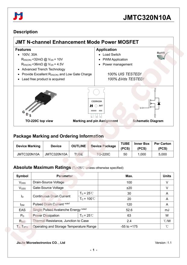 JMTC320N10A