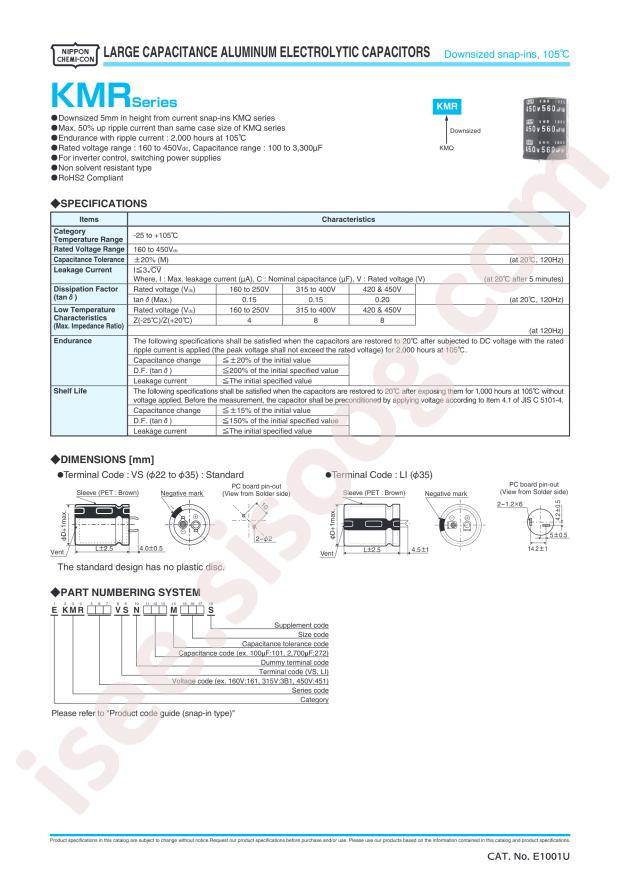 EKMR451VSN101MP25S