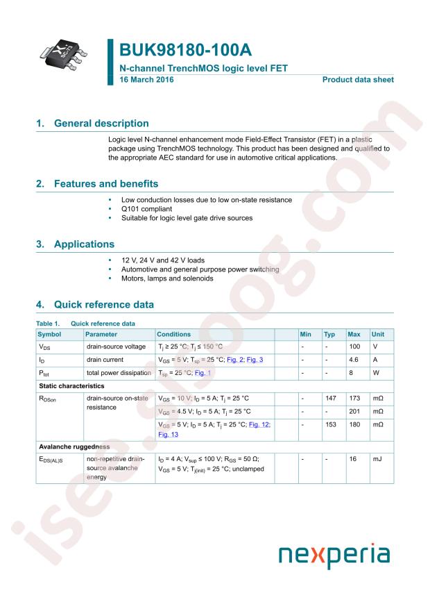 BUK98180-100A/CUX