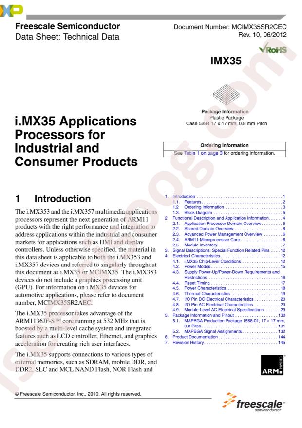 NXP MCIMX353DJQ5CR2