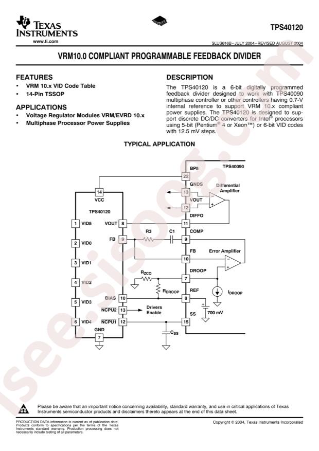 TPS40120PWR