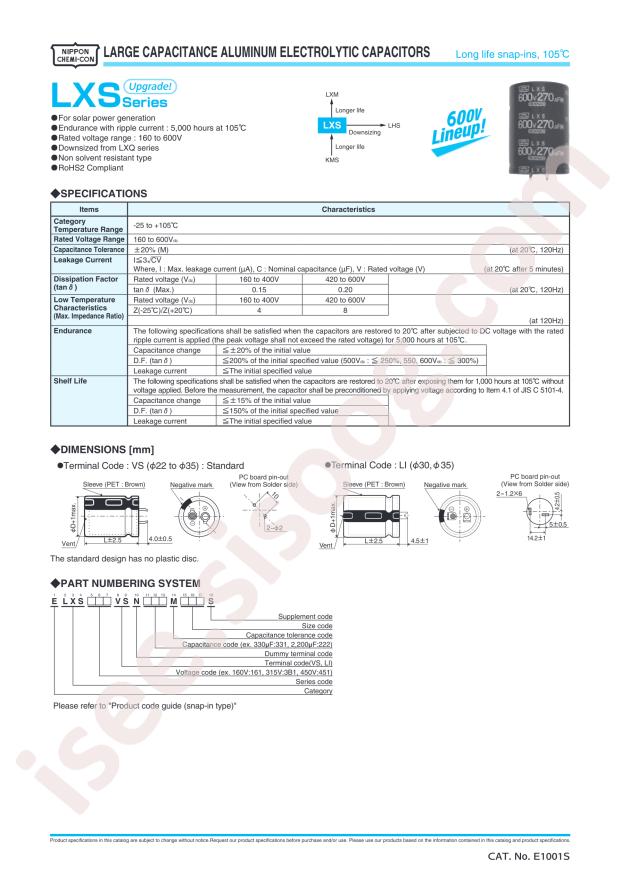 ELXS451VSN181MQ30S
