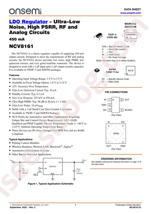 NCV8161AMX290TBG