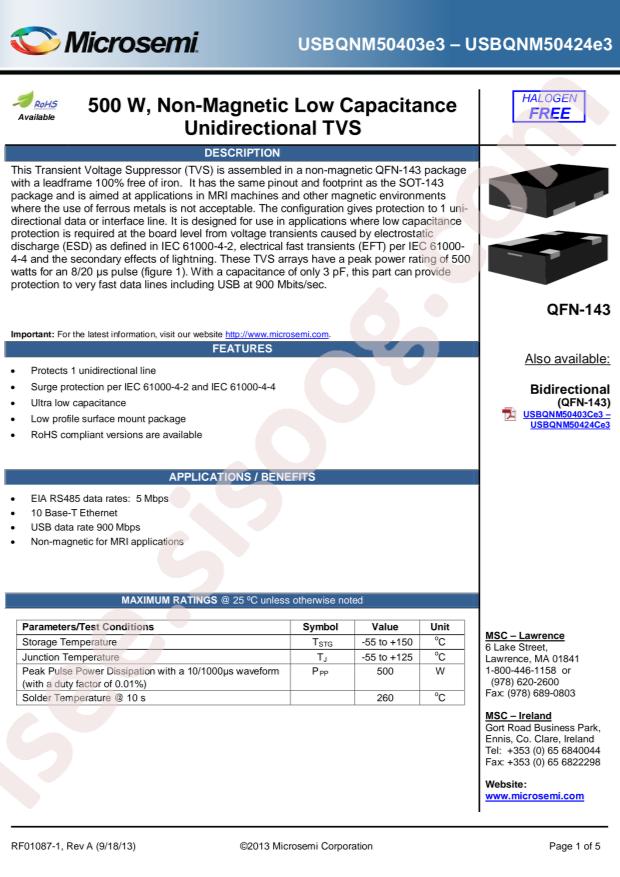 USBQNM50403E3/TR7