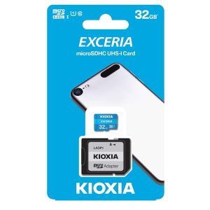 کارت حافظه microSDHC کیوکسیا مدل EXCERIA کلاس 10 استاندارد UHS-I U1 سرعت 100MBps ظرفیت 32 گیگابایت