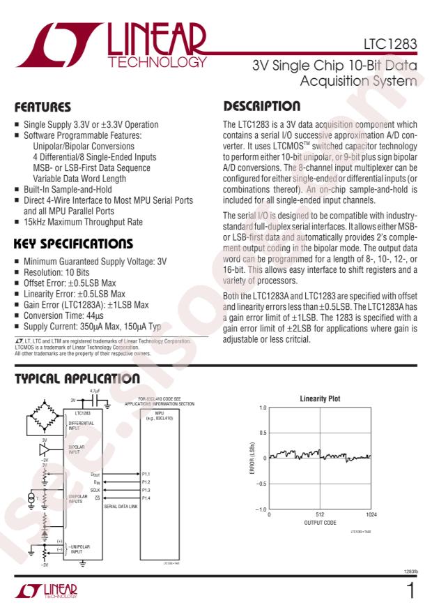 LTC1283ACN#PBF