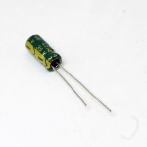 خازن الکترولیتی ایستاده 47µF ولتاژ 35V سایز 12x6mm